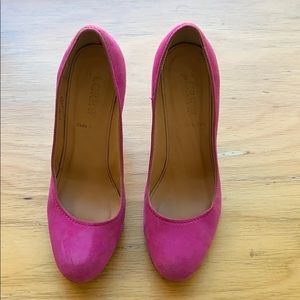 J.Crew Mona Pumps Wild Berry